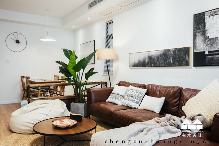 《自然家丽》NG大舞台有梦你就来有木设计84㎡旧房翻新装修完工照